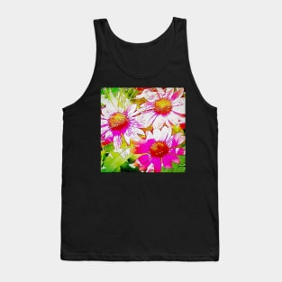 Bright Summer Nature Power Art Flowers Tank Top